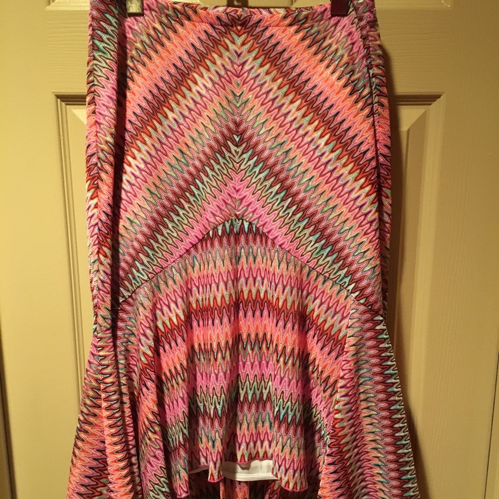 Colorful bright skirt size M